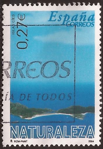 Naturaleza. Vista aérea de las Islas Cies  2004 0,27€
