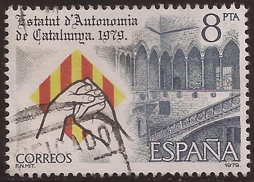 Proclamació de l'Estatut d'Autonomia de Catalunya 27 oct 1979   8 ptas