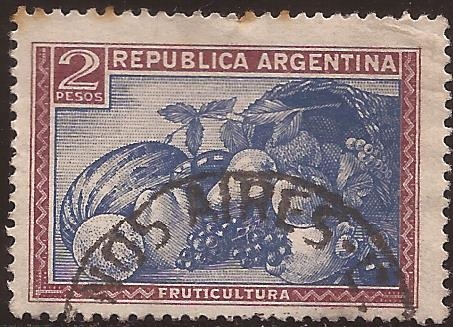 Fruticultura  1936  2 pesos