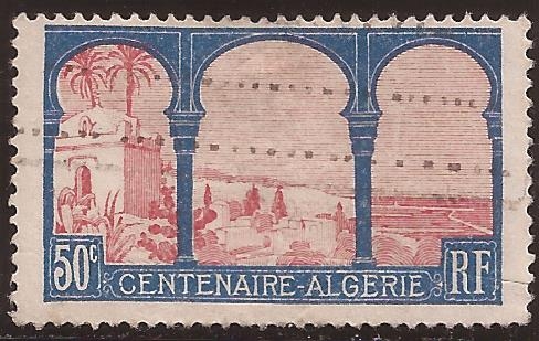 Vista de la parte superior de Mystpha  1927  0,50 francos