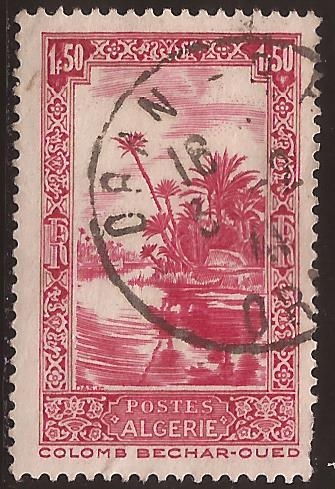 Colomb-Bechar. Oasis  1936  1,50 francos
