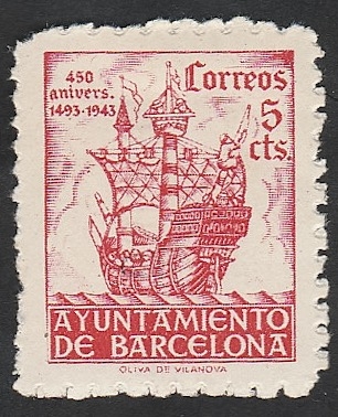 49 - 450 Anivº de la llegada de Colón a Barcelona