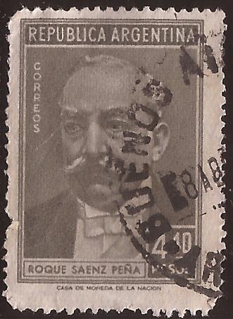 Roque Sáenz Peña  1957 4,40 pesos