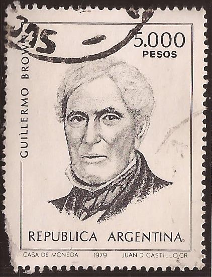 Guillermo Brown  1979 5.000 pesos