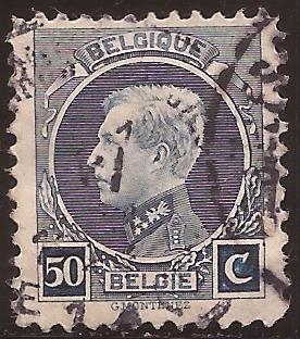 Rey Alberto I  1921 50 céntimos