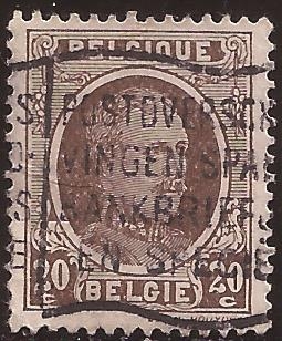 Rey Alberto I  1922 20 céntimos