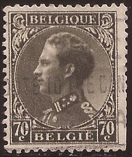Rey Leopoldo III  1935 70 céntimos