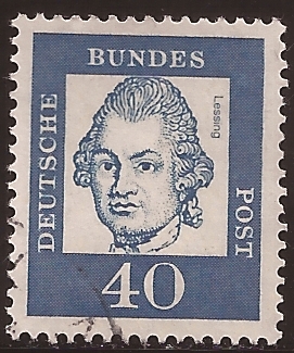 Gotthold Ephraim Lessing  1961  40 pfennig