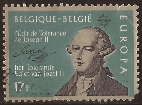 C.E.P.T., conmenoración del Edicto de Tolerancia, de Joseph II  1982 17 fr