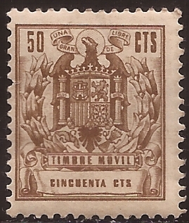 Timbre Móvil  1962 50 céntimos