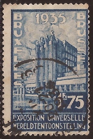 Exposición Universal Bruselas'35  1934  1,75 francos
