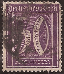 Números  1922 50 pfennig