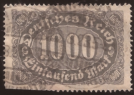 Números  1923  1.000 reichmark