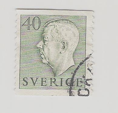 1954 King Gustaf VI Adolf of Sweden - Without Imprint