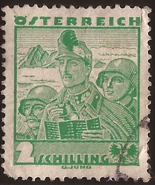 el Kaiser en el Tyrol  1935 2 schilling