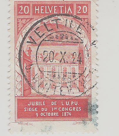 1924 The 50th Anniversary of the Universal Postal Union - U.P.U.
