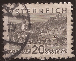 Dürnstein, Baja Austria  1930  20 groschen
