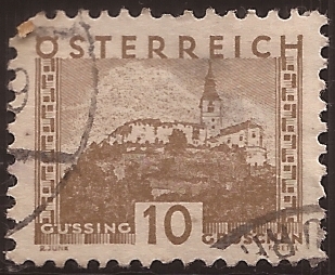 Castillo de Güssing, Burgenland  1929 10 groschen