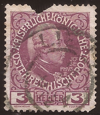 Emperador Joseph II  1908 3 heller