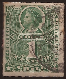 Cristóbal Colón  1881 1 centavo