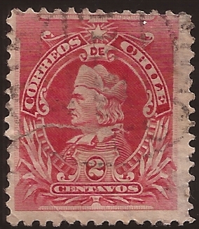 Cristobal Colon 1902 2 centavos