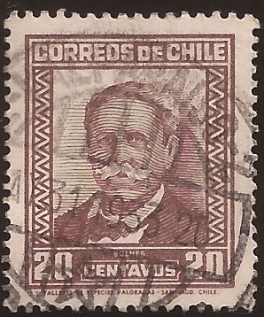 Manuel Bulnes Prieto  1931 20 centavos