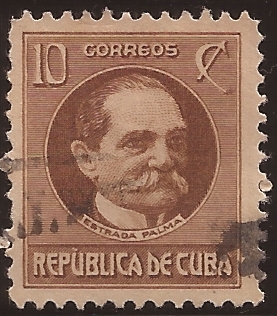 Tomás Estrada Palma  1917 10 centavos