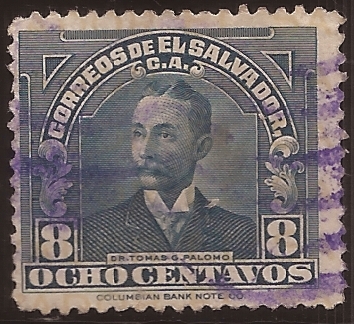 Dr. Tomás G. Palomo  1935 8 centavos