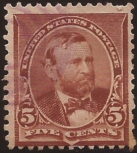 Ulysses S Grant  1890 5 centavos