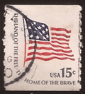 Bandera de Fort McHenry  1978 15 centavos