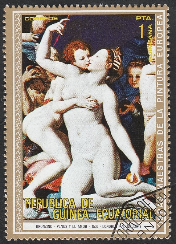 Venus y el Amor, pintura de Bronzino 