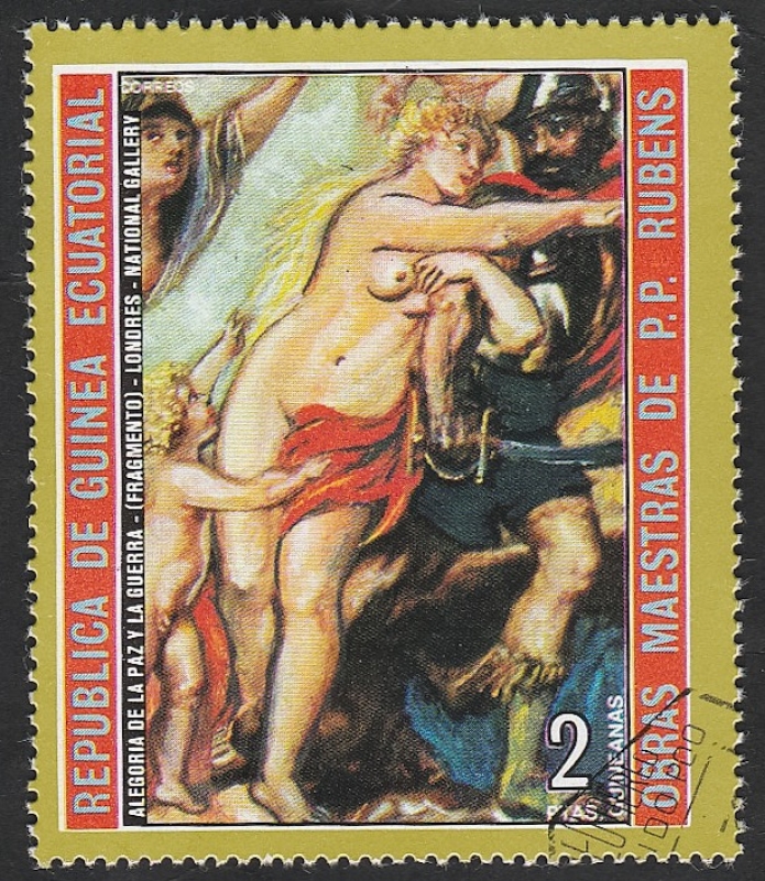 Fragmento de, Alegoría de la Paz y de la Guerra, de Rubens