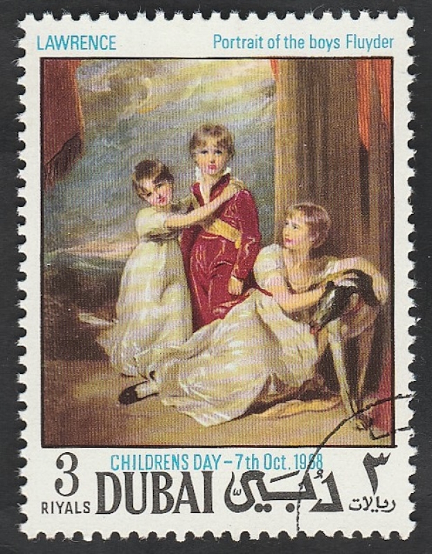 Dubai 100 - Día del Niño, Pintura de Lawrence