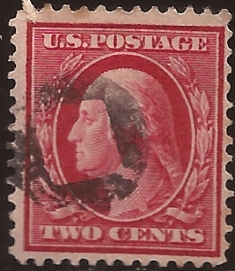 George Washington 1908  2 centavos