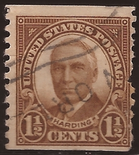 Warren Harding  1923 1,50 centavos