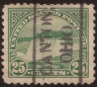 Cataratas de Niágara  1922 25 centavos