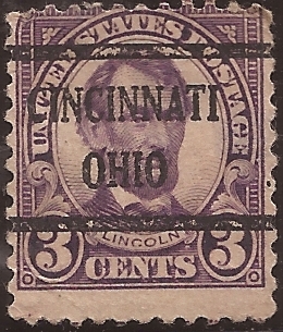 Abraham Lincoln 1923 3 centavos