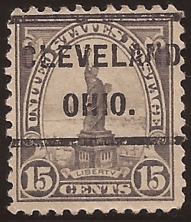 Estatua de la Libertad  1922 15 centavos