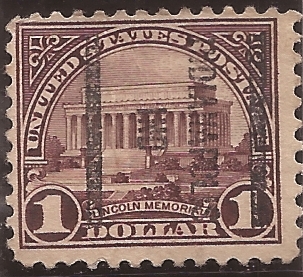 Lincoln Memorial 1922 1 dólar