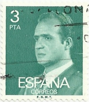 SERIE BÁSICA JUAN CARLOS I. Ia SERIE FOSFORESCENTE. VALOR FACIAL 3 Pts. EDIFIL 2346P