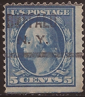 George Washington 1912  5 centavos