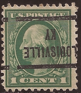 George Washington 1917 1 centavo