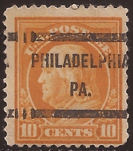 Benjamin Franklin  1912 10 centavos