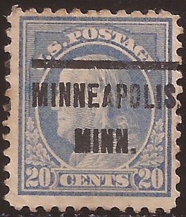 Benjamin Franklin  1917 20 centavos