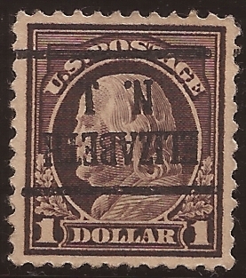 Benjamin Franklin  1917  1 dólar