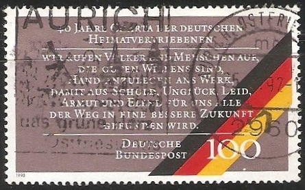 40th anniversary of the Charge of German expellees