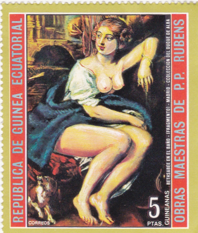 OBRAS MAESTRAS DE RUBENS-Bethsabee en el baño