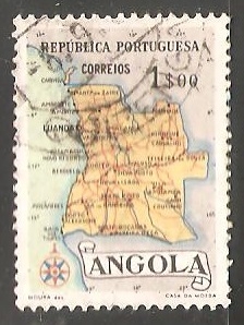 Mapa de Angola