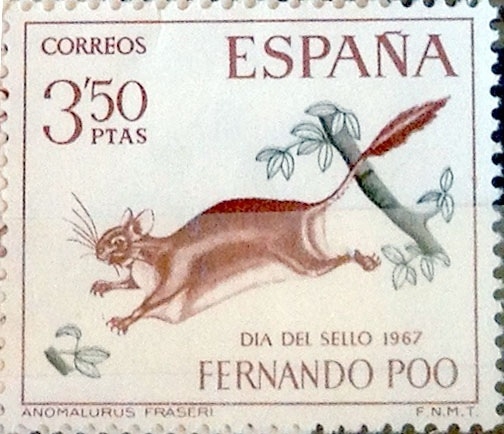 Intercambio 0,40 usd 3,50 ptas. 1967