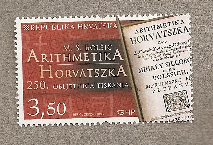 250 Aniv. impresión libro Aritmética